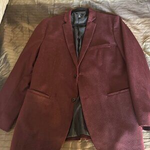 Burgandy Alfani Velvet Jacket